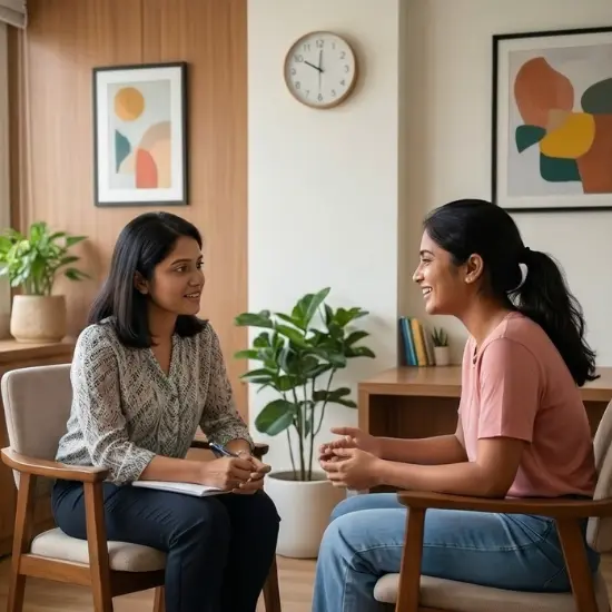 Counselling session with a psychologist at Mandeha in Navi Mumbai Vashi, Koparkhairne, Sanpada, Nerul, Kharghar