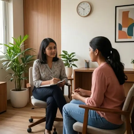 Counselling session with a psychologist at Mandeha in Navi Mumbai Vashi, Koparkhairne, Sanpada, Nerul, Kharghar